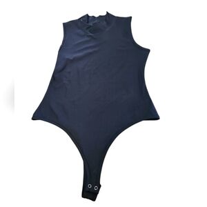 Buffbunny Body Suit Large Ribbed Fabric